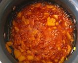 A picture of step 2 of Pineapple Jagarry Payasam.