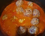 A picture of step 5 of Hearty Meatballs.