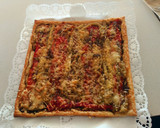 Foto del paso 1 de la receta: Coca hojaldre de verduras con anchoas
