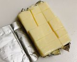 A picture of step 1 of Rice Balls with Salted Kelp and Cheese.
