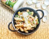 A picture of step 4 of Mayonnaise pasta.