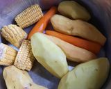 Foto del paso 4 de la receta: Puchero con verduras, osobuco, rabo, falda