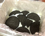 A picture of step 7 of 3-Ingredient No-Bake Oreo Cheesecake.