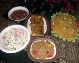 A picture of step 8 of Sindhi style fish pulao.