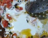 A picture of step 3 of Seeraga samba egg paniyaram biryani.