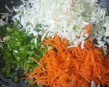 A picture of step 2 of Veg momos.