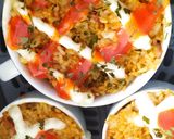 Foto langkah ke 6 dari resep Nasgor Berselimut Mentai Ayam.