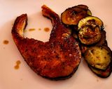 Foto del paso 6 de la receta: Salmón ennegrecido y calabacín