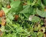 A picture of step 4 of Veg rice.