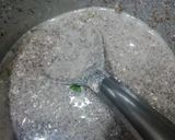 A picture of step 2 of Kuttu atta ka cheela.