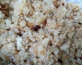 A picture of step 4 of Bread ka Halwa.