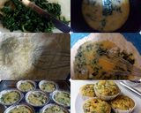 Foto langkah ke 4 dari resep Muffin Keju Bayam (gurih, less sugar, enaaak).