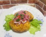 A picture of step 4 of Stuffed Yuca with Ground Beef.