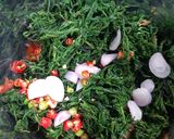 รูปขั้นตอนการทำที่ 3 ของ ยำใบชะคราม