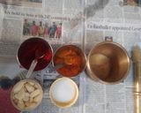 A picture of step 2 of Puffed Rice Snack (Lasaniya Mumra Chavana).