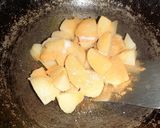 A picture of step 2 of Jeera Aloo.