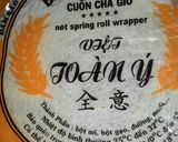 Hình bước làm 1 của món Tôm cuộn chiên giòn