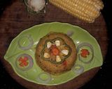 A picture of step 2 of Mixed veg Daliya.