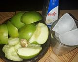 Foto del paso 1 de la receta: Batido de manzana verde pepino y jengibre