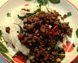 泰國打拋(牛)飯 Kra Prao Rice的食譜步驟8照片