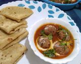 A picture of step 11 of Paneer kofta in tomato gravy.