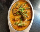 A picture of step 16 of Bhindi curry.