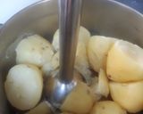A picture of step 1 of Blind Finches with Potato Puree.