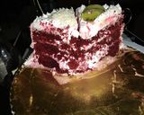 A picture of step 12 of Redvelvet cake.