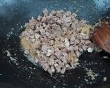Foto langkah ke 6 dari resep Bubur Daging Warna Warni.