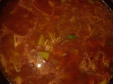 Fideos con verduras