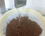 A picture of step 1 of Quinoa Tabbouleh.