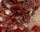 A picture of step 3 of Kibbeh.