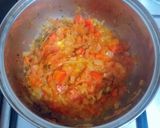 A picture of step 5 of Lamb Keftas in Tomato and Shawarma Sauce.