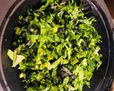 A picture of step 4 of Organic Home Grown Cauliflower and Greens Salad.