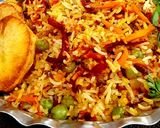 عکس مرحله 5 از دستور قاطی پلو (گوشت چرخکرده و لبو)