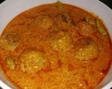 A picture of step 4 of Chicken Almonds Kofta.