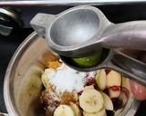 मिक्स फ्रूट चाट चाट मसाला के साथ रेसिपी चरण 3 फोटो
