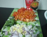 A picture of step 2 of Bisi bele bath.