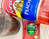 Hình bước làm 1 của món Trà Đào Hạt Chia