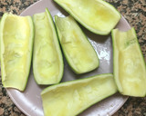 Foto del paso 1 de la receta: Calabacines rellenos de atún