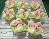 Foto langkah ke 5 dari resep Bolu Kukus Mekar/Bolu Kukus Semangka.