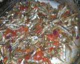A picture of step 4 of Omena in coconut milk.