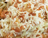 Foto del paso 4 de la receta: Fideo con crema y salsa sin carne🍴