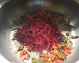 Beetroot Daliya recipe step 2 photo