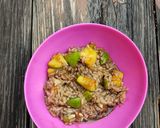 Foto del paso 5 de la receta: Arroz con zucchini y salsa dulce