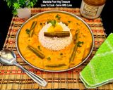 A picture of step 5 of Drumstick Potato Yogurt Curry - Sahjan Aloo Besan Kadhi - Saragva Bateta Nu Khatiyo Shaak.