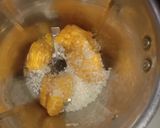 A picture of step 1 of Muskmelon seeds'shake.