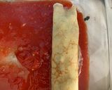 Une image de l'étape 4 de Crêpes façon cannellonis aux boulettes de viande, épinards et fromage.