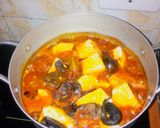 A picture of step 3 of Yam porridge.