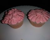 A picture of step 8 of Strawberry cupcakes.